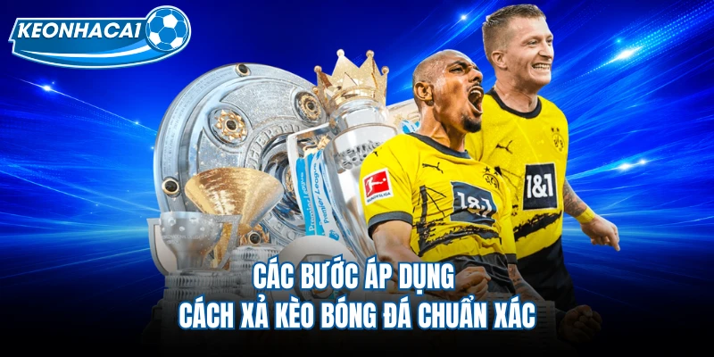 Các bước áp dụng cách xả kèo bóng đá chuẩn xác